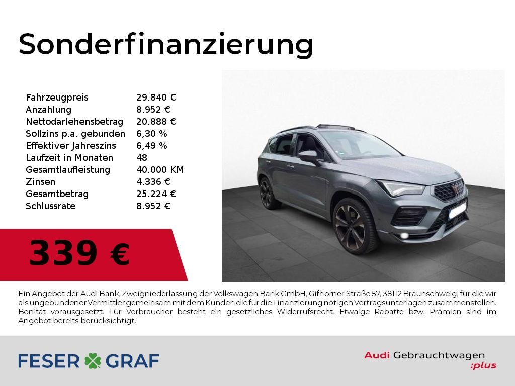CUPRA Ateca 2.0 TFSI 4Drive Pano,AHK,Kameras,Navi,LED,