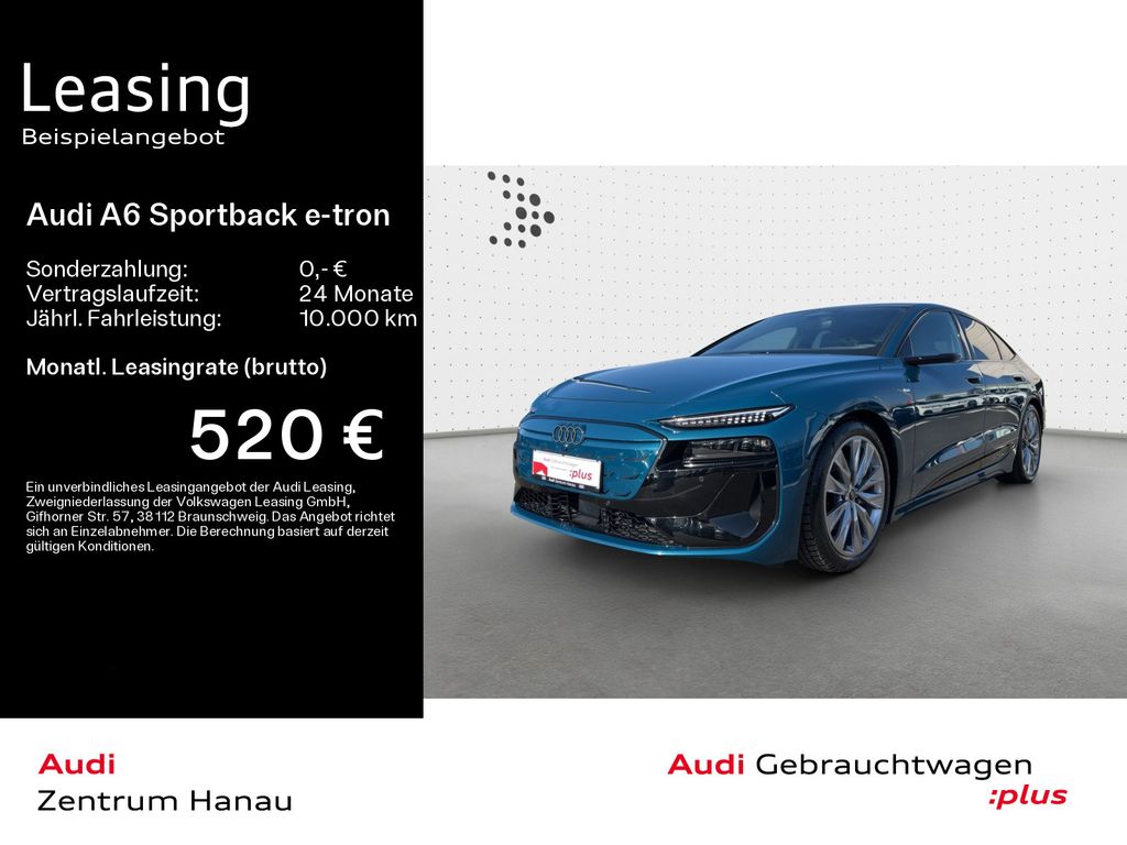 Audi A6 Sportback e-tron S-LINE *0,25%*EDITION-ONE-BL