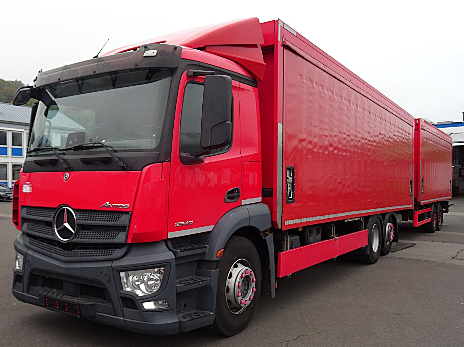 Mercedes-Benz 2540 Antos*kpl. Zug*NLA*2x LBW*38 Pal*Kamera*TOP