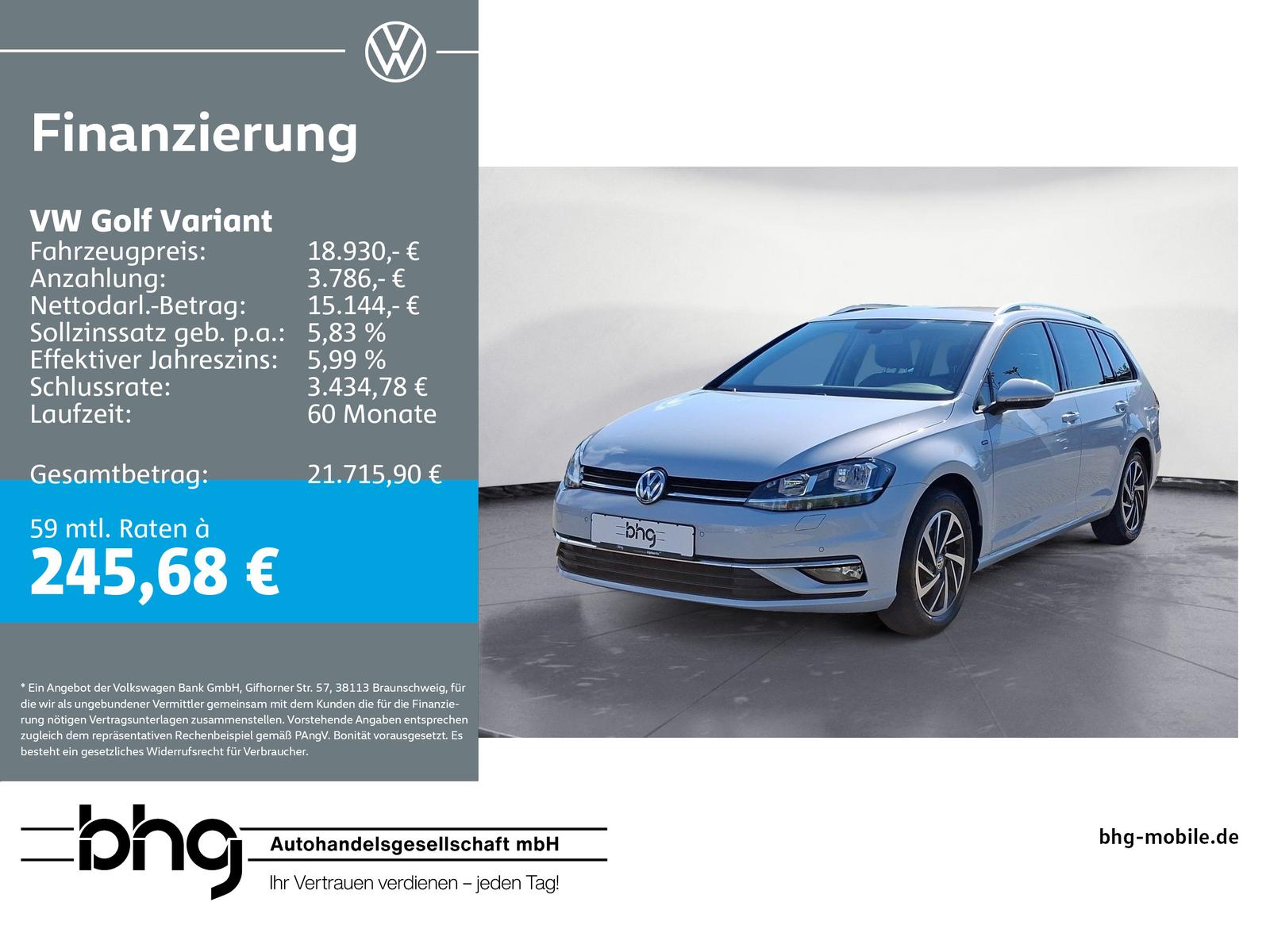 Volkswagen Golf Variant Comfortline 1,5 TSI ACT DSG