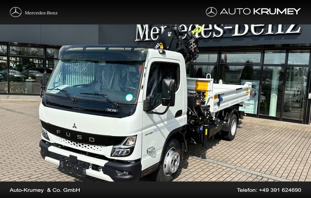 Mitsubishi 7C18 FUSO Canter HIAB Kran 062DS-2 mit Funk-FB.