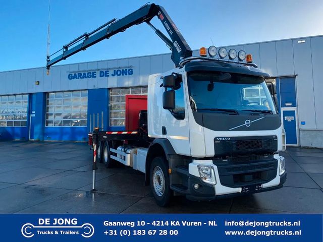 Volvo FE 320 6x2/4 / Plateau + Crane / HIAB X-Hiduo 18