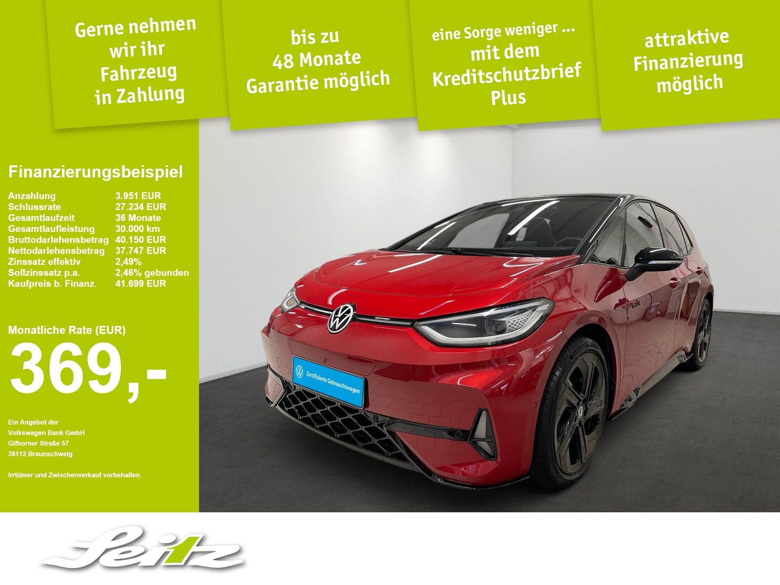 Volkswagen ID.3 GTX *HEAD-UP*MATRIX*HARMAN*PANO*