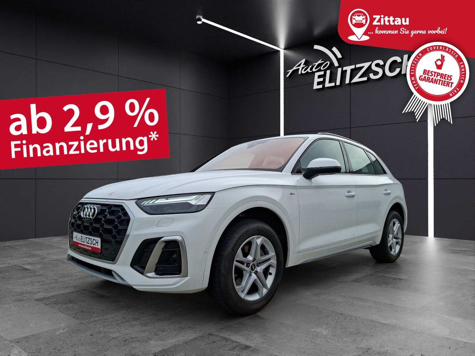 Fahrzeugabbildung Audi Q5 40 TDI quattro S-line S-tronic STH Matrix AHK