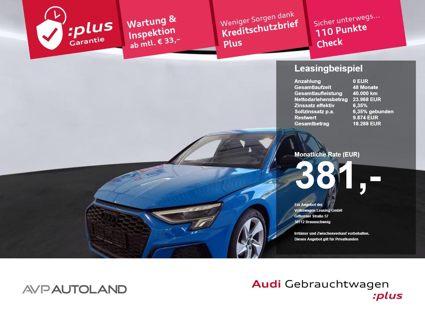 Audi A3 Limousine 30 TFSI S line LED SITZHEIZUNG