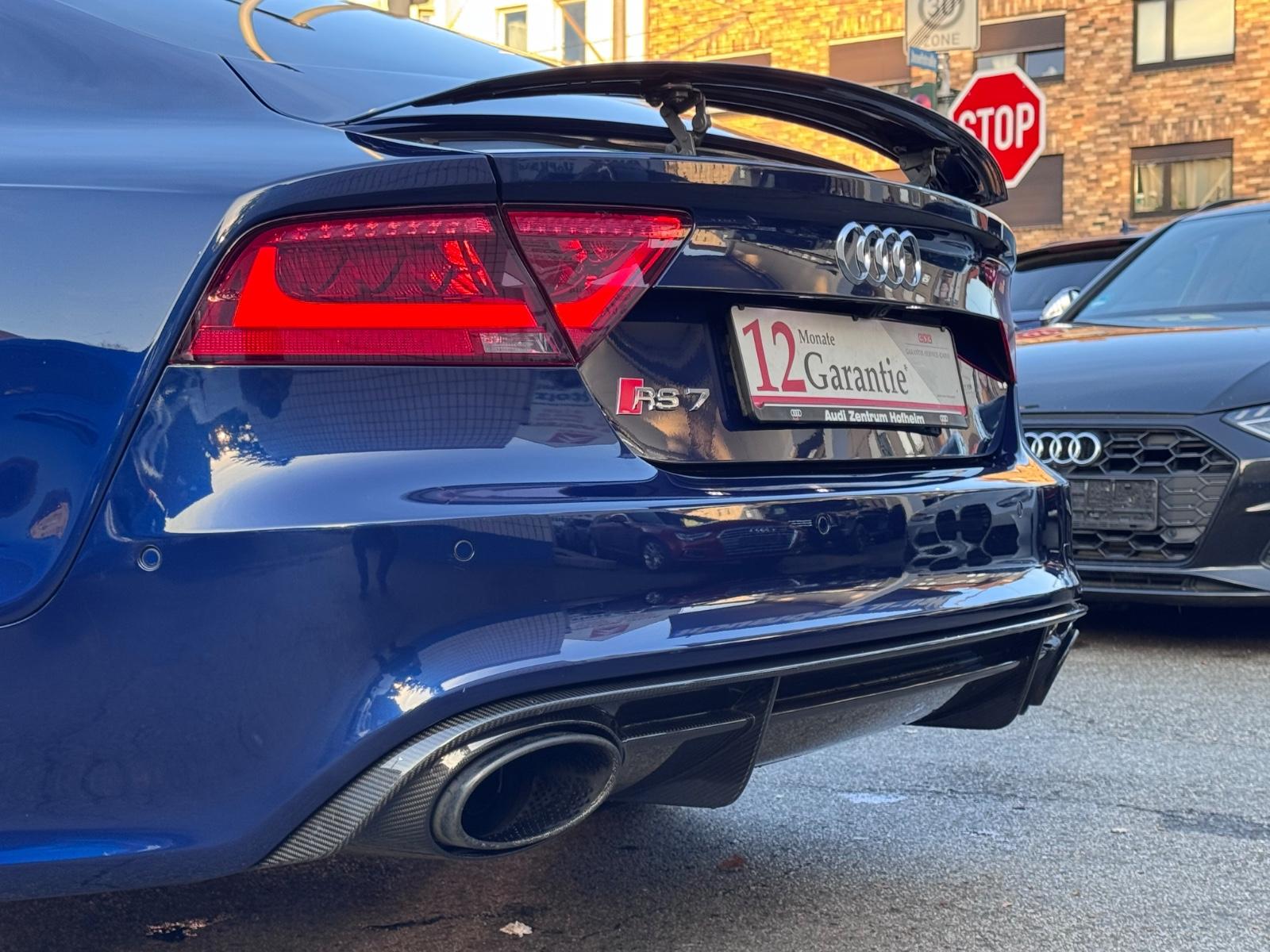 AUDI RS7 SPORTBACK 4.0 V8 TFSI 560ch QUATTRO - FREINS CÉRAMIQUE - PACK CARBONE - BANG & OLUFSEN - TOIT OUVRANT - CAMÉRA 360°