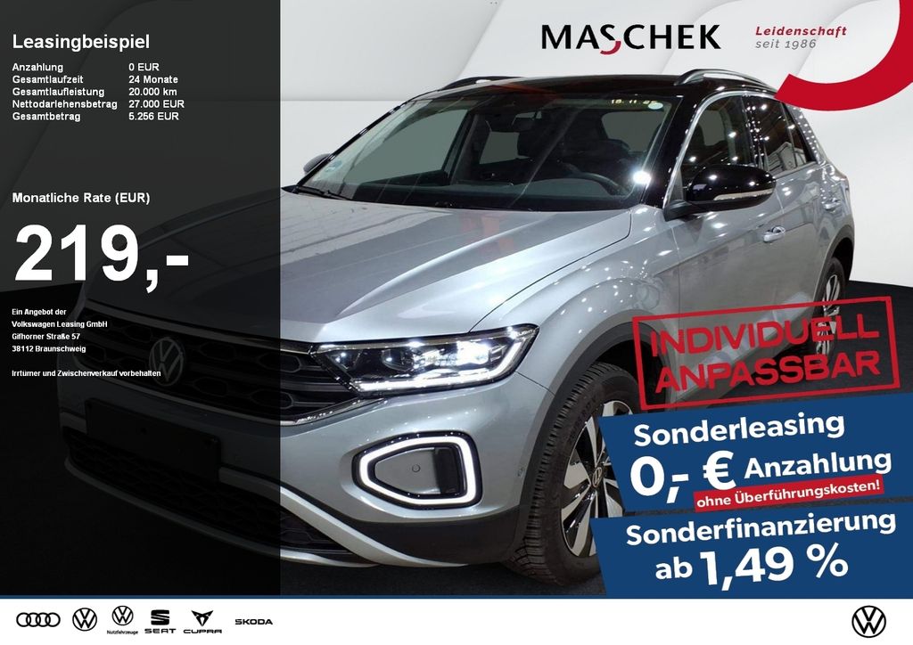 T-ROC Goal 2.0 TDI Sonderleasing AHK Navi RearVi