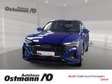 Audi Q8 e-tron 50 quattro S Line AHK/Optik Schw.+/Pan - blaue Audi Q8 e-tron