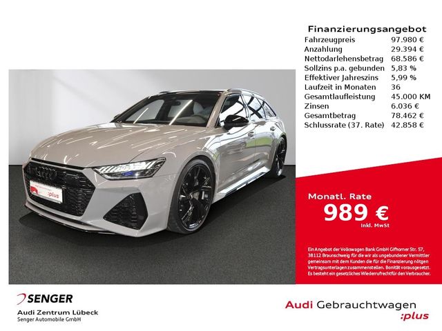 Audi RS6 Avant Keramik HD Matrix Pano HuD B&O Standh.