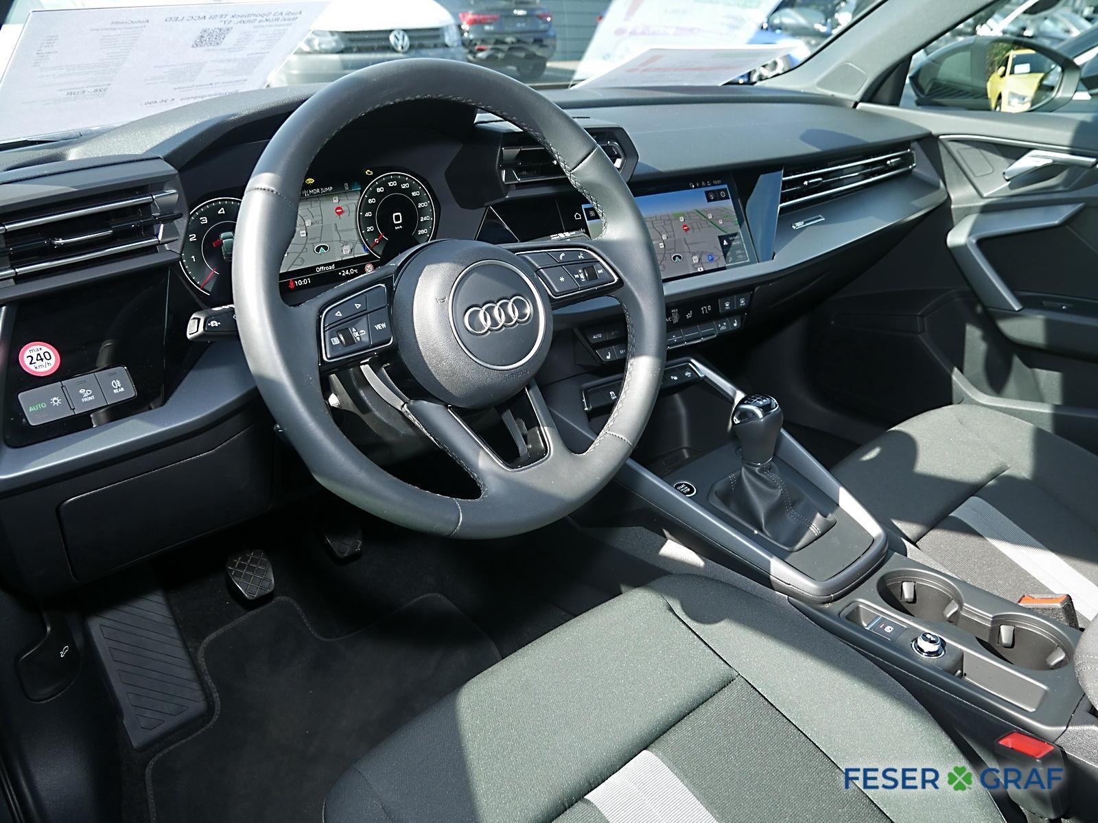 Audi A3 Sportback TFSI ACC LED Navi RüKa Sitzh. 17", миниатюра 7