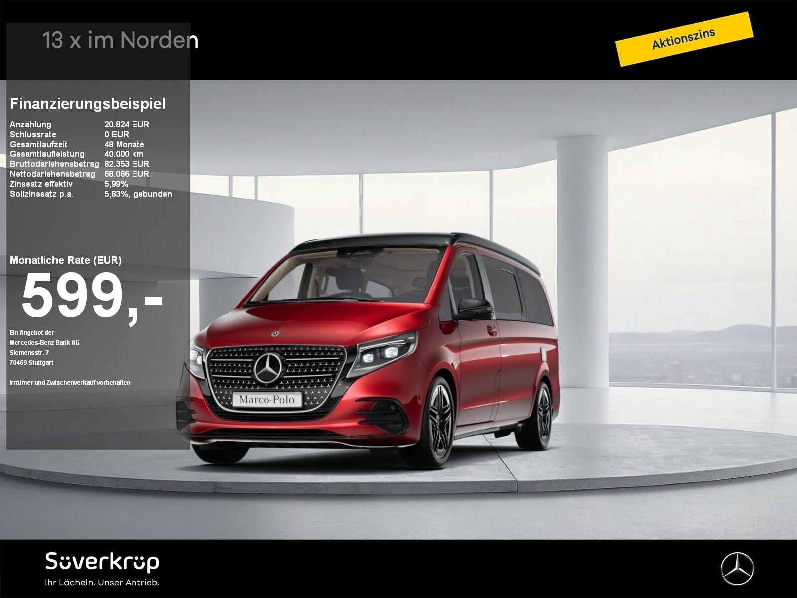 Mercedes-Benz V 250 MARCO POLO KÜCHE WINTER AMG NIGHT AHK 2,5T