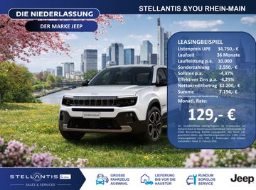 Jeep Leasingangebot: Jeep Avenger 1.2 Mild-Hybrid Summit Mild-Hybrid (EURO