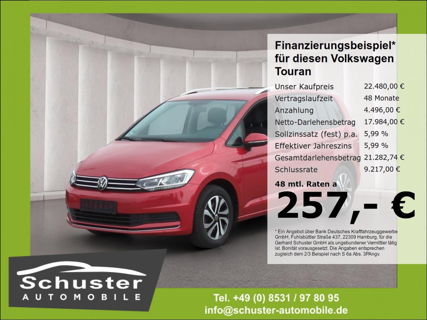 Volkswagen Touran ACTIVE 2.0TDI*DSG AHK LED ACC R-Kam Navi