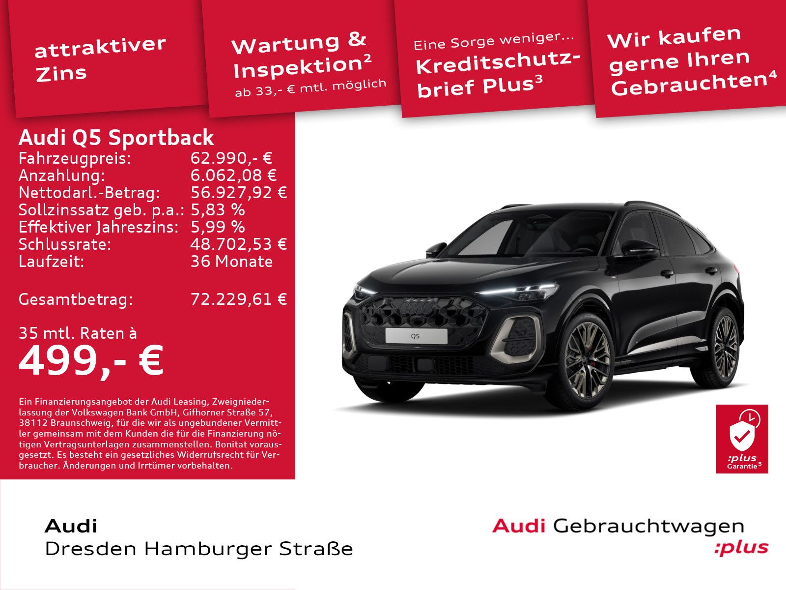 Audi Q5 Sportback edition one TFSI Stronic S Line B&O foto 2