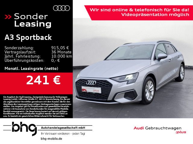 Audi A3 Sportback 30 TDI Virtual GRA Navi Standheizun