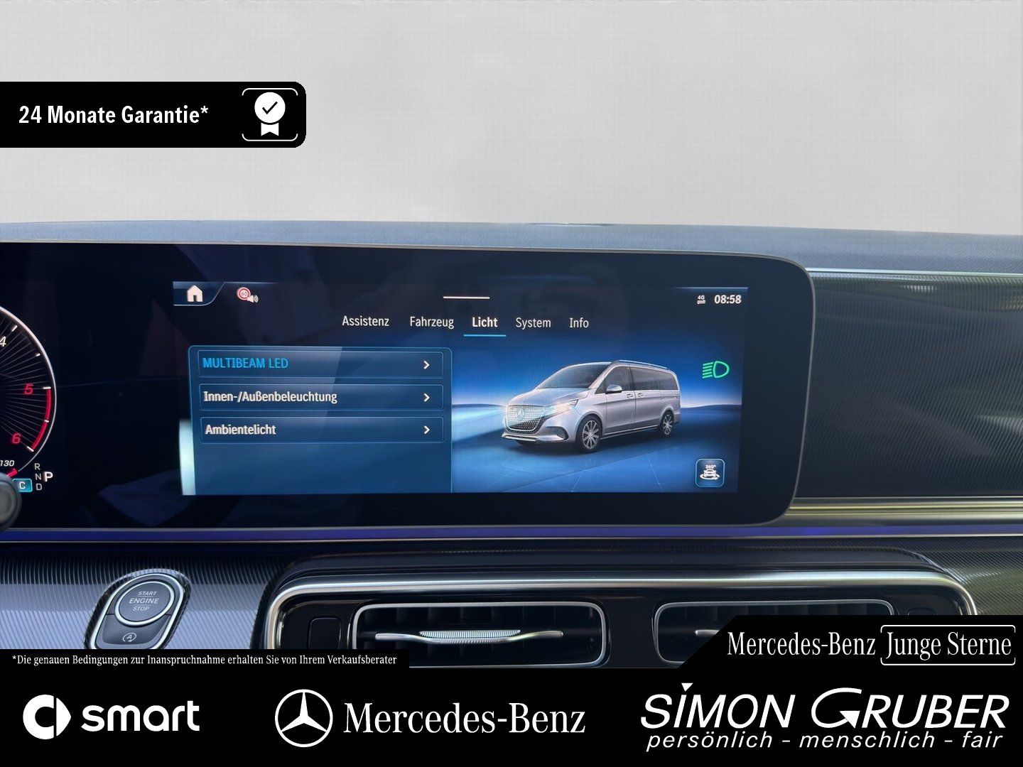 Fahrzeugabbildung Mercedes-Benz V 250 d 4M Style/L  AHK Multibeam Distronic NAVI
