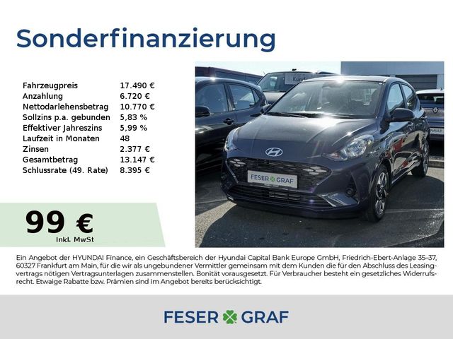 Hyundai i10 TREND & KOMFORT NAVI KAMERA LED-TFL SHZ LHZ