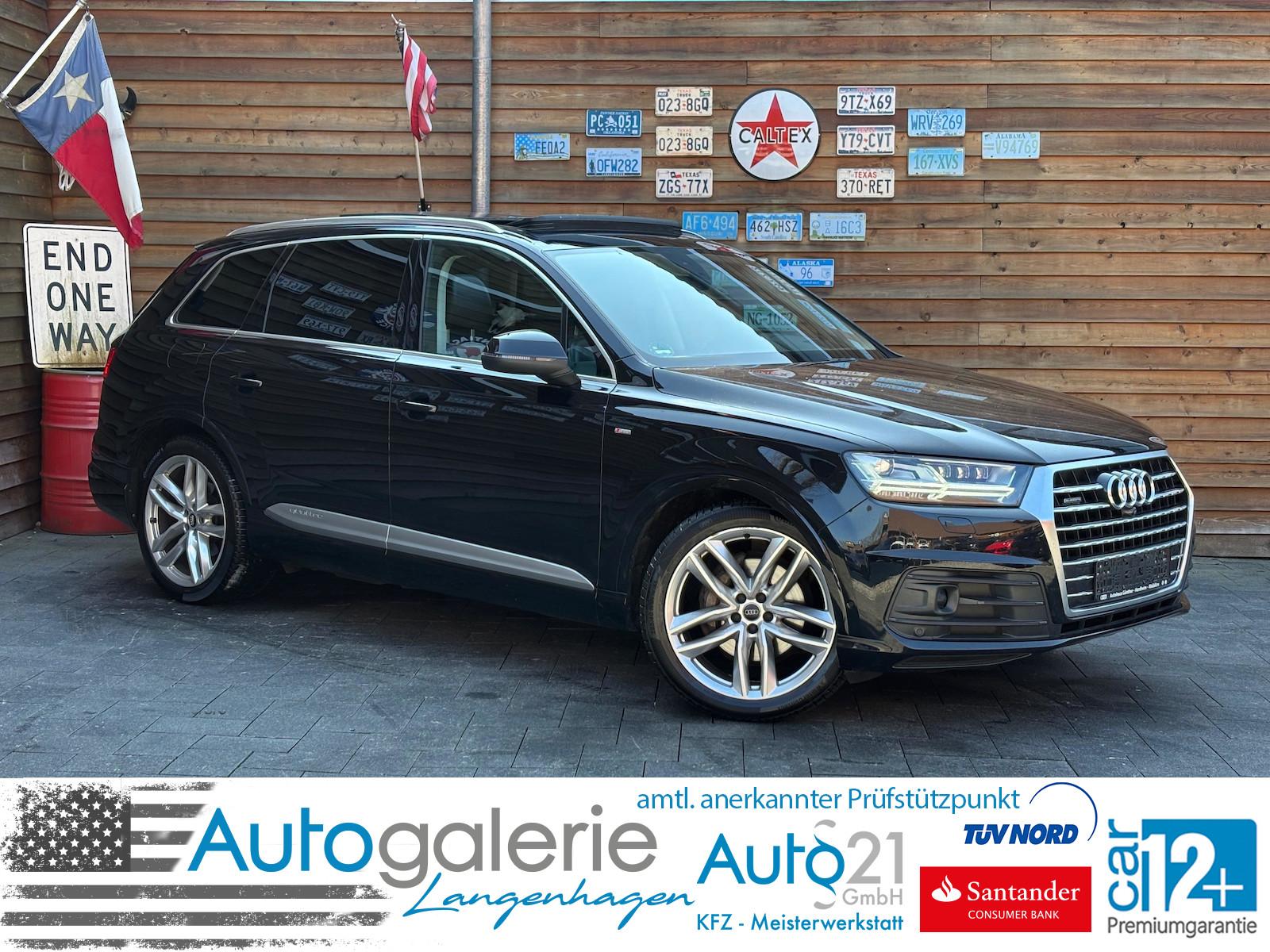 Audi Q7 3.0 TDI S-line LED AHK Pano Kamera Head up