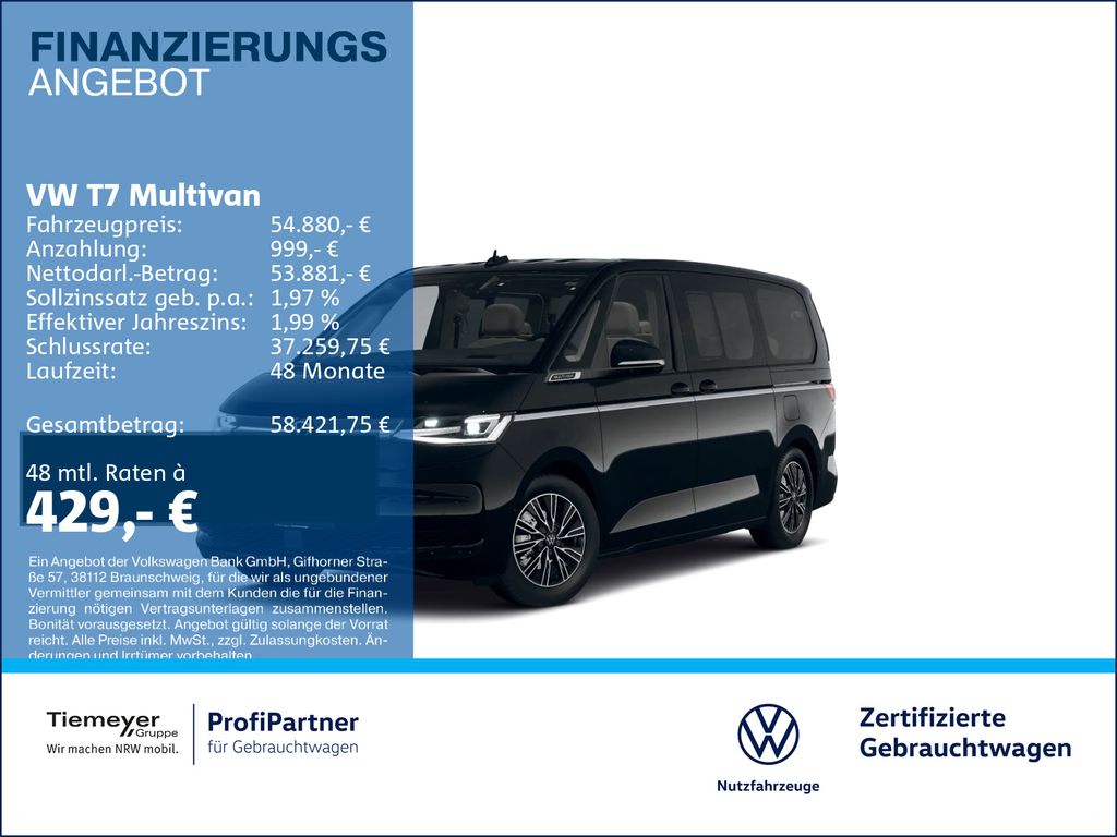 2025 Volkswagen T7 Multivan
