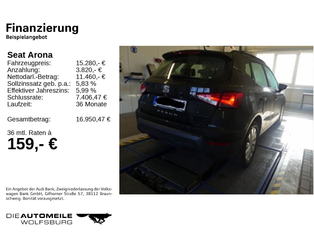 Seat Arona 1.0 TSI Style Beat/ Winterpaket/ DAB imagem 2