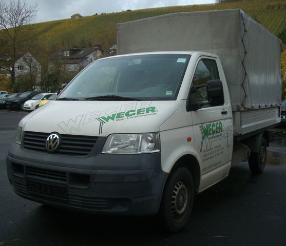 Volkswagen T5 Transporter Pritsche lang Plane und Spriegel