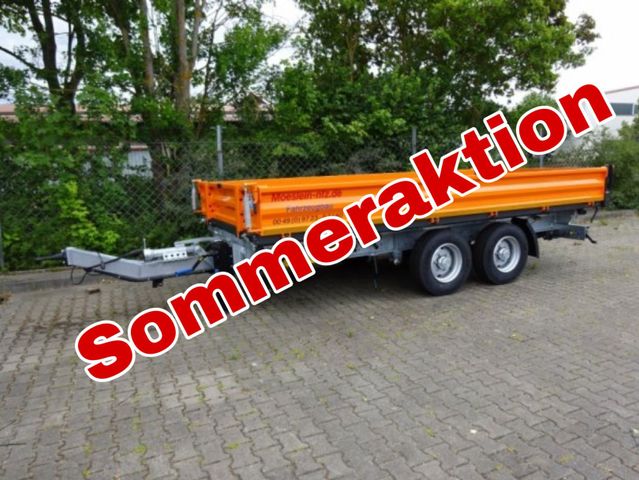 Möslein  13 t Tandem 3- Seitenkipper Tieflader-- Neufahr