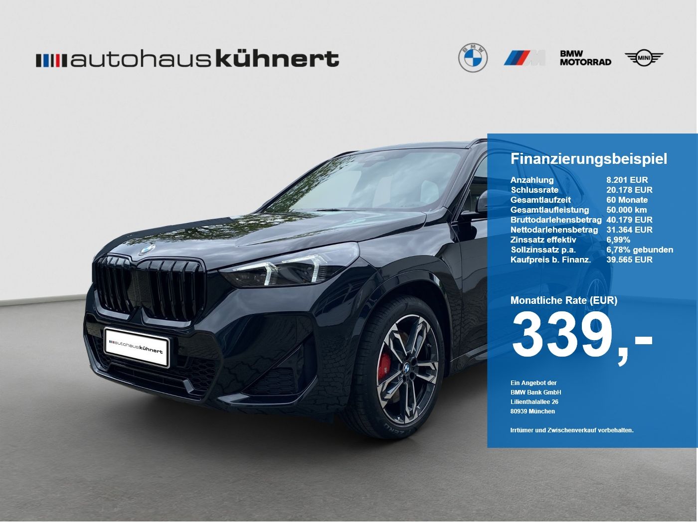 BMW X1 sDrive18i Aut. M-Sport PRO PanoSD AHK Park foto 1