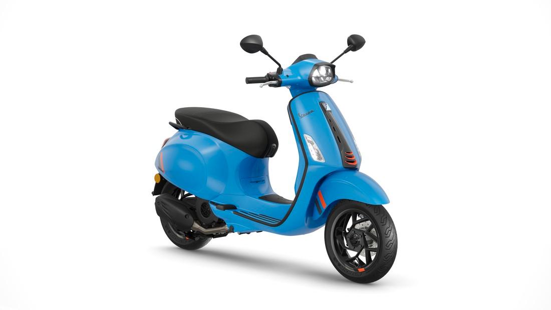 Vespa Sprint 125 S blau gratis Topcase + Helm