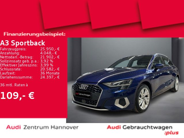 Audi A3 Sportback Advanced 35 TDI virtual Kamera Navi