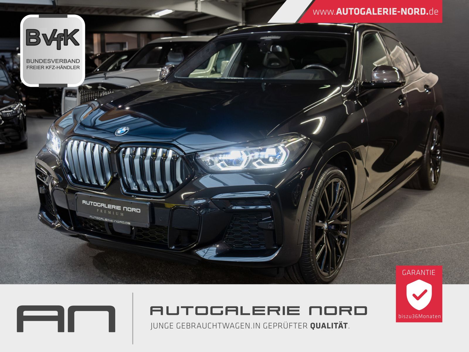 BMW X6 M50i Pano+HUD+Bowers and Wilkins