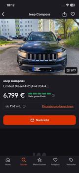 Jeep Compass Limited Diesel 4x2 (4x4 USA A... - Jeep Compass in Bielefeld