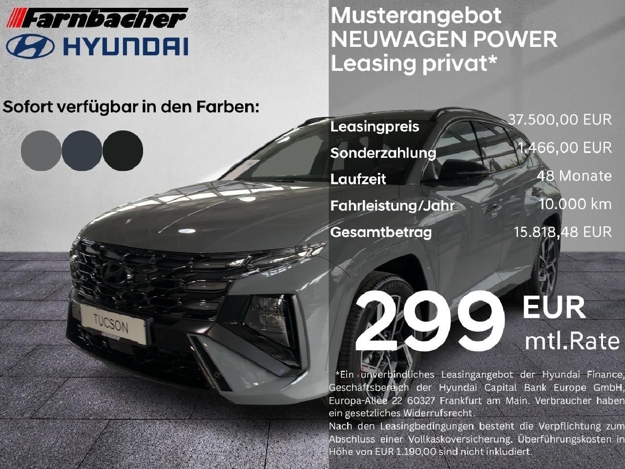 Fahrzeugabbildung Hyundai TUCSON N Line Hybrid 2WD MY27*