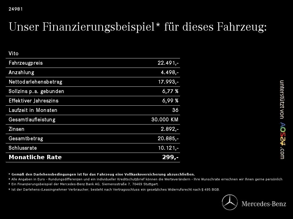 Mercedes-Benz Vito 114 BT Mixto Lang Sortimo Schubladen/Regale