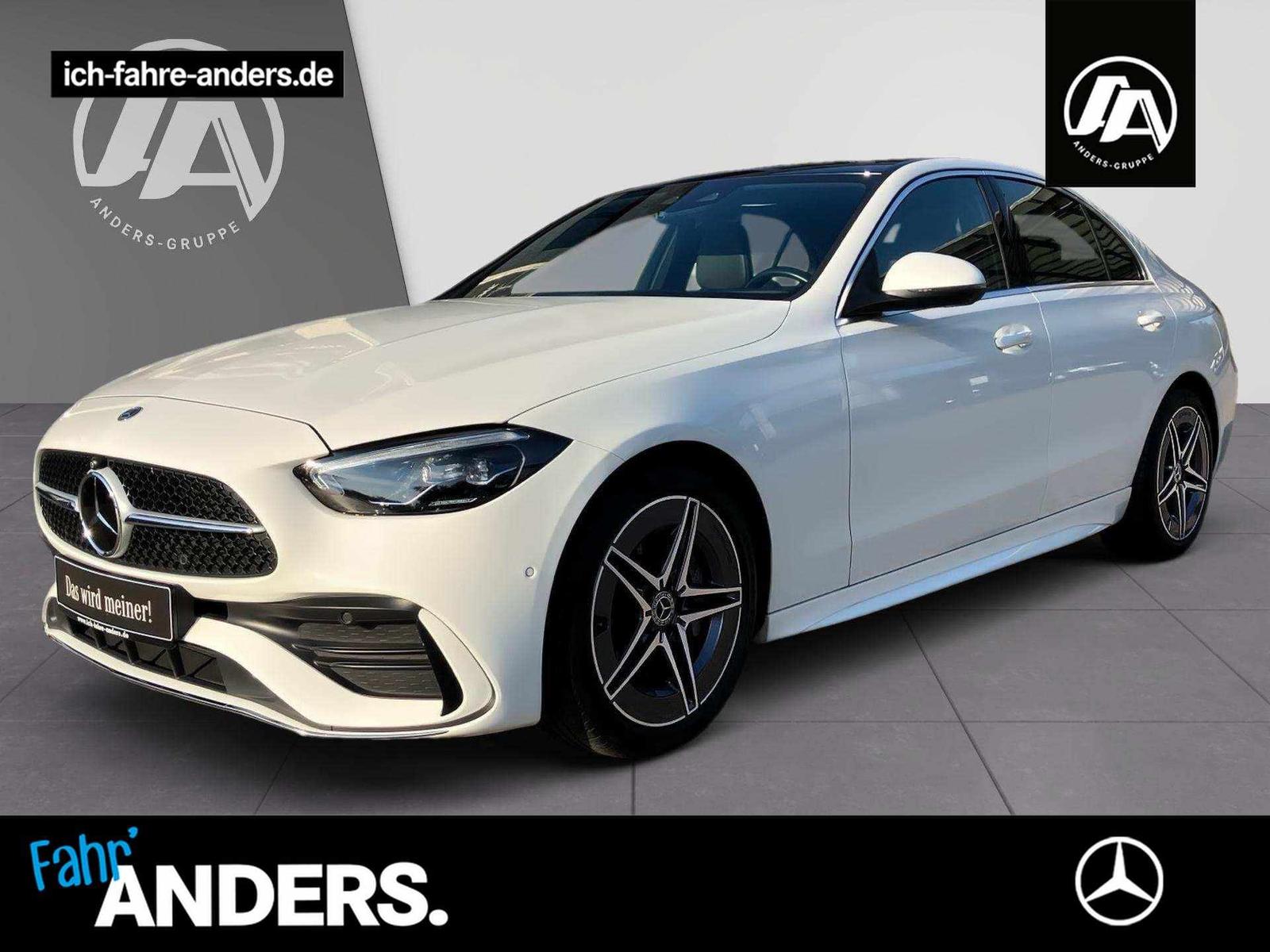 Mercedes-Benz C 220 d AMG+MBUX+Pano+Distr+LED+360+PDC+Apple