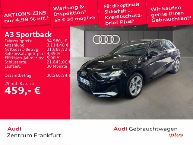 Audi A3 Sportback TDI S tronic advanced LED 360°