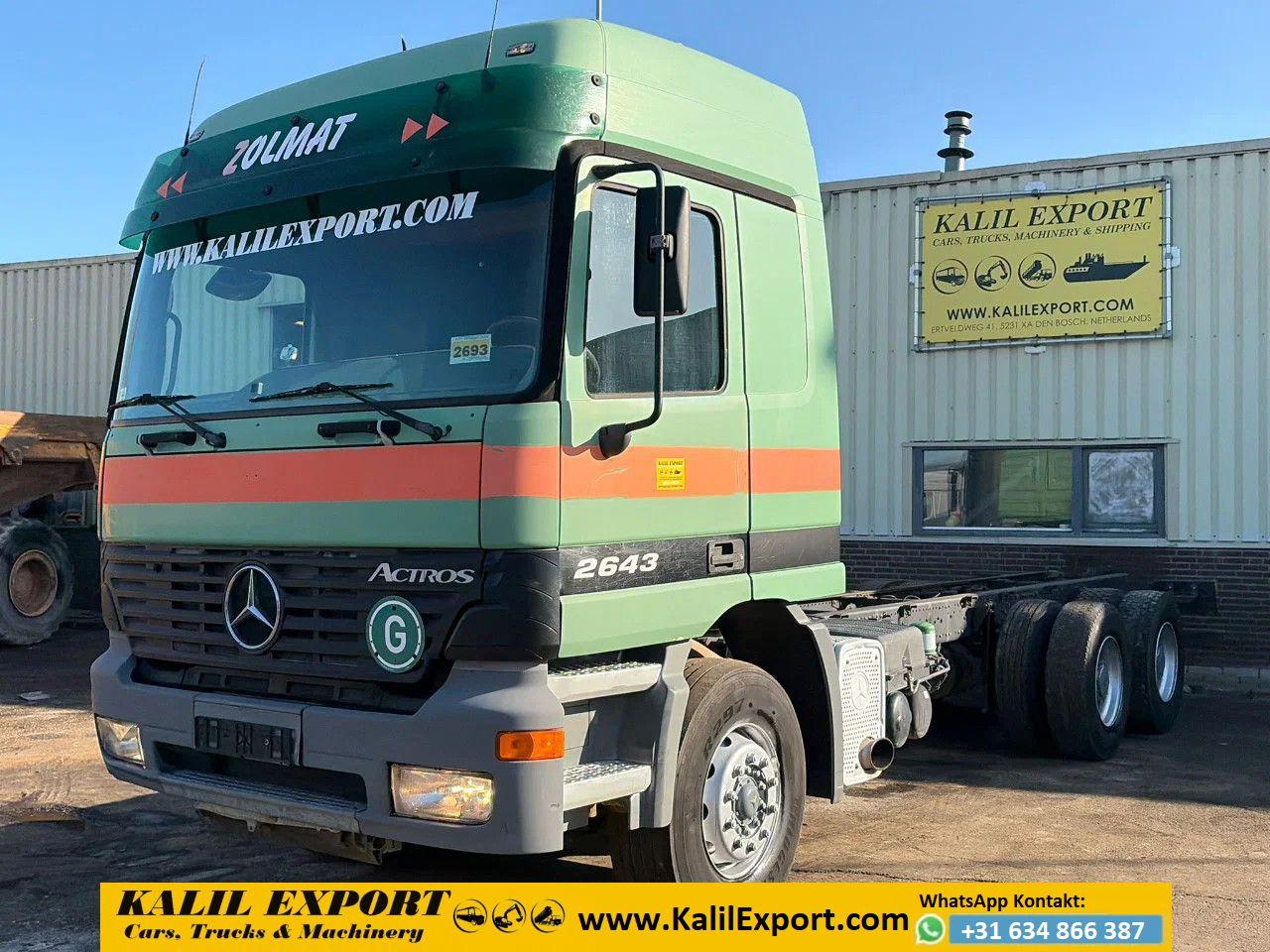Mercedes-Benz Actros 2643 Chassis 6x4 Full Steel V6 EPS Gearbo