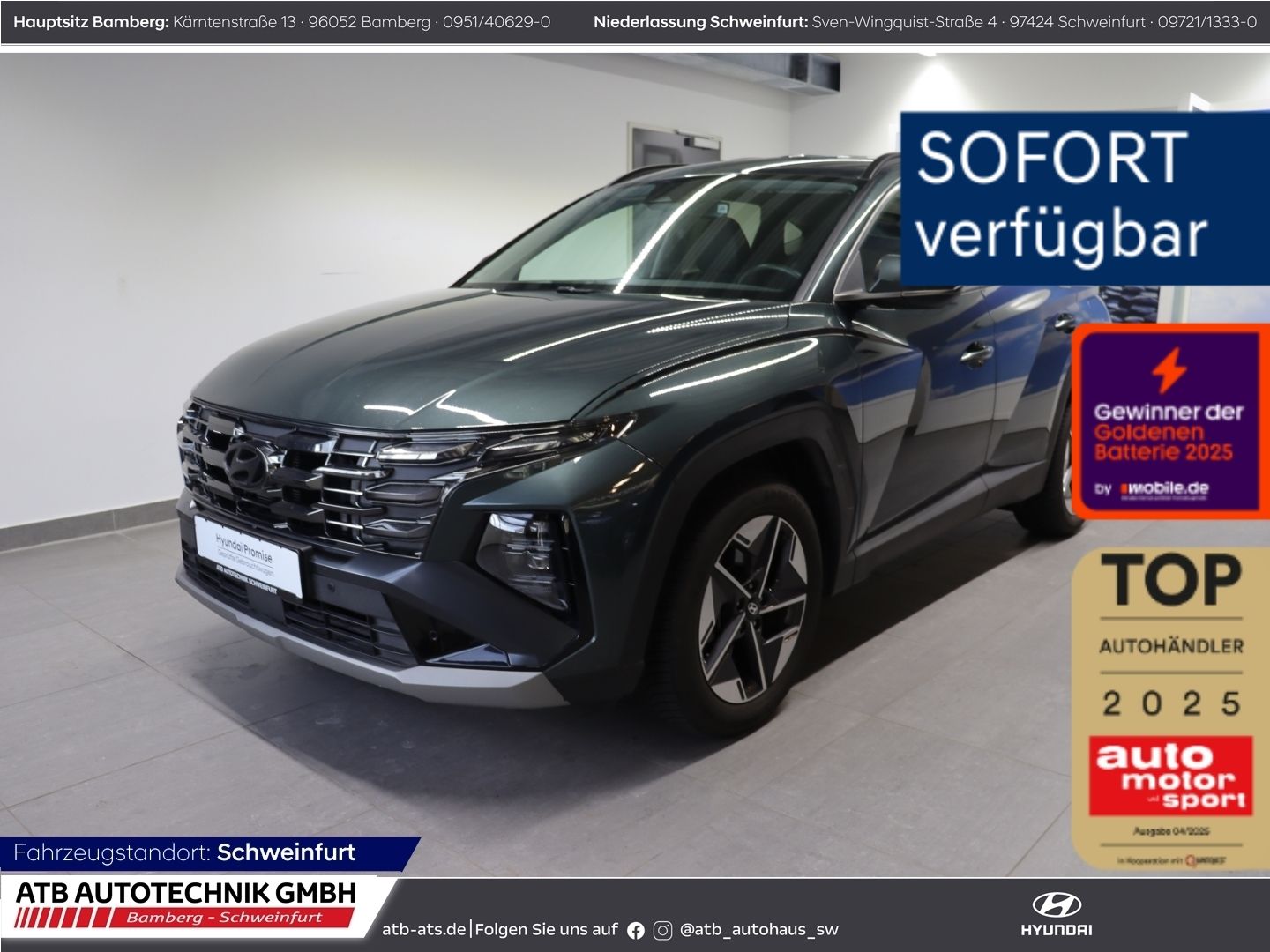 Fahrzeugabbildung Hyundai Tucson Trend 1.6 CRDi 48V 2WD DCT Navi LED ACC