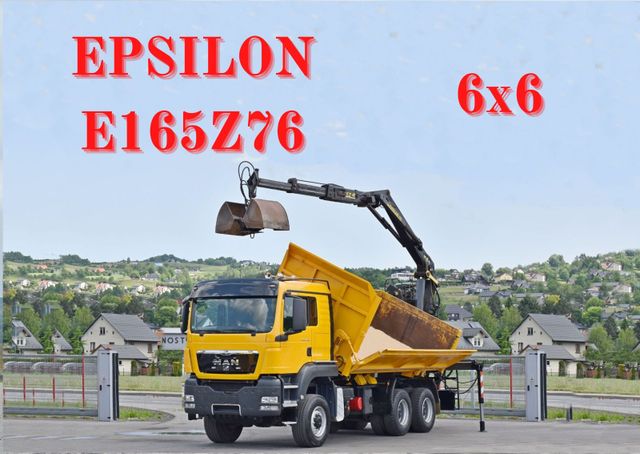 MAN TGS 33.480*KIPPER 5,10m * EPSILON E165Z76* 6x6