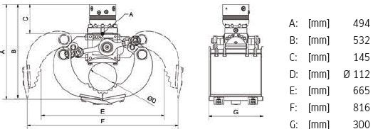 Fahrzeugabbildung Andere DMS SG2030 inkl. Rotator Sortiergreifer / NEU