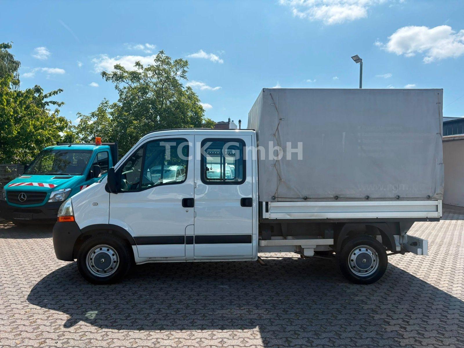Renault MASTER 120 dCI  DoKA 7-SITZER  PRITSCHE+PLANE