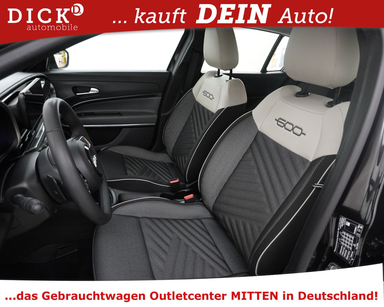 Fahrzeugabbildung Fiat 600 1.2 DCT Style VIRTU+KAM+NAVI+LED+SHZ+KEY+TEM