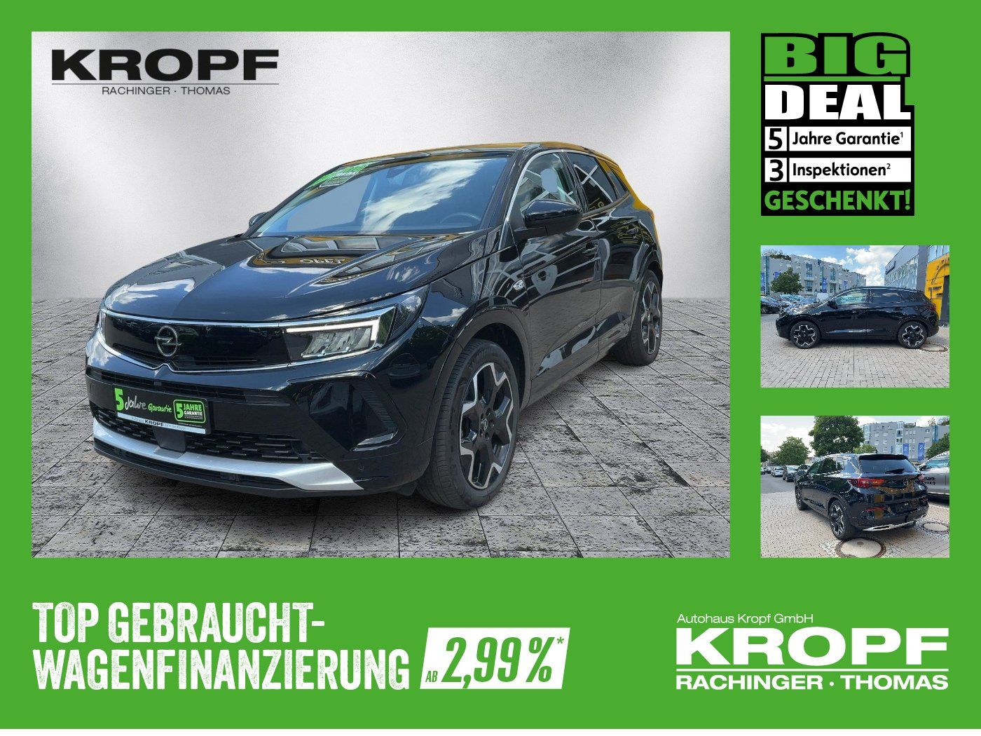 Opel Grandland 1.2 Turbo Elegance ACC+LED+SHZ+2xKlima