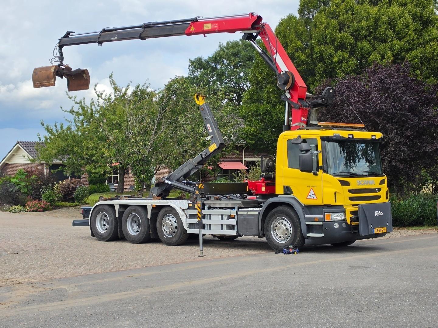 Scania P450 8x2!! KRAN/HAKEN!! EHEMALIGER GEMEINDEKRAN!