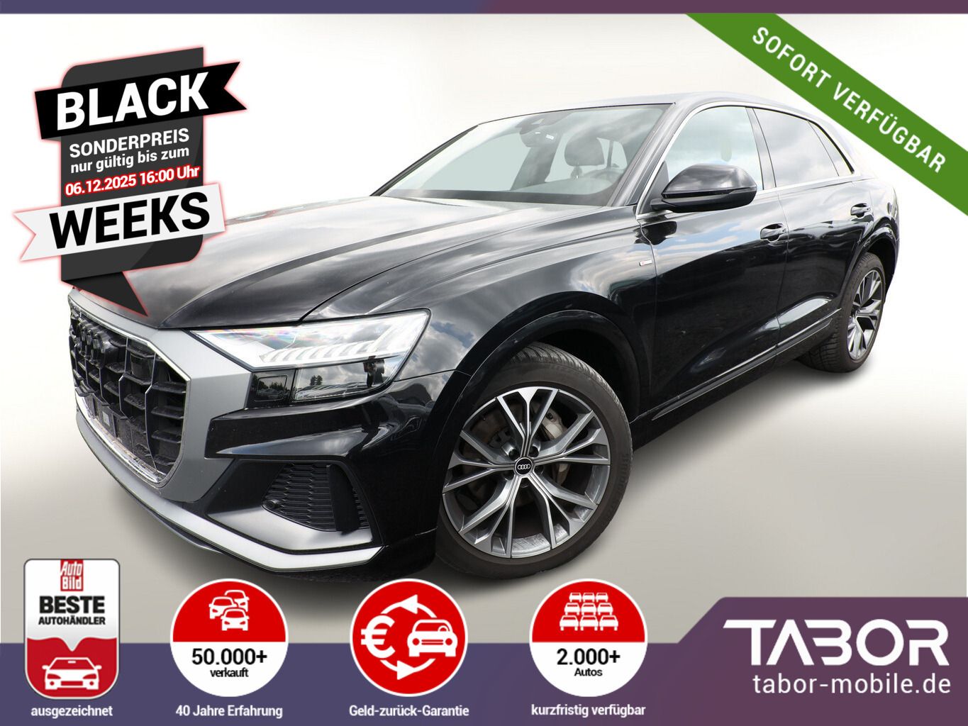 Audi Q8 50 TDI 286 quattro Matrix Leder 21Z Nav PanoD