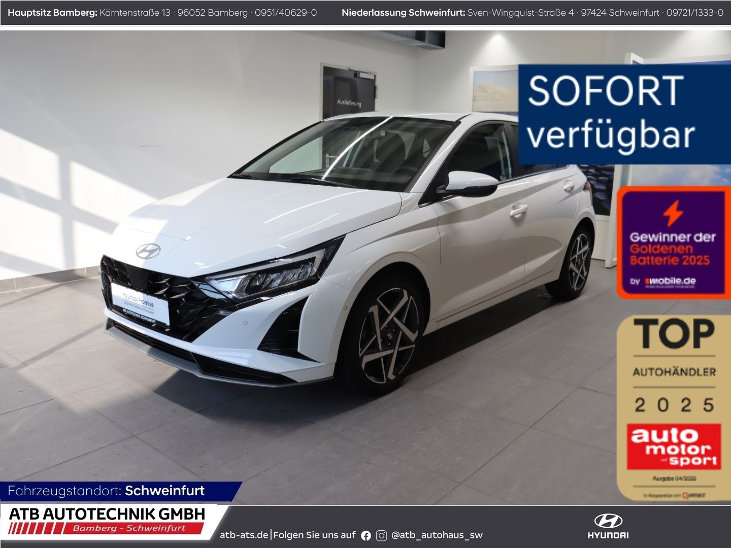 Fahrzeugabbildung Hyundai i20 Prime 1.0 T-GDi DCT Navi Soundsystem Bose