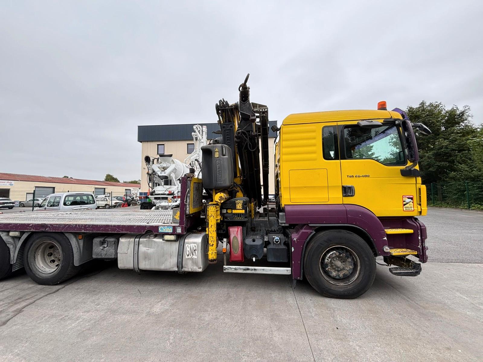 MAN T65 26 400 MIT KRAN FASSI 330D, EURO 5