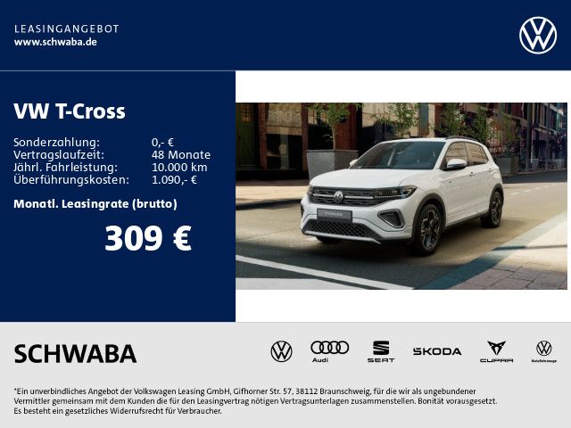 T-Cross R-Line 1.5 l TSI DSG *KURZZULASSUNG*25%*