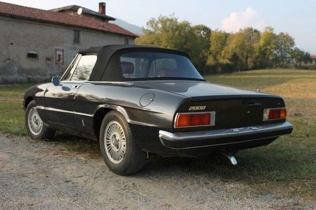 Alfa Romeo Spider 2000 veloce iscritta ASI immat