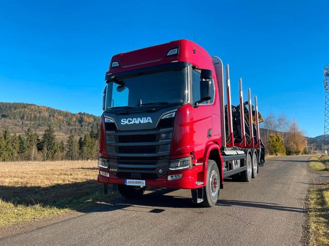 Scania R530 V8 NEW Holztransporte LKW Timber Truck