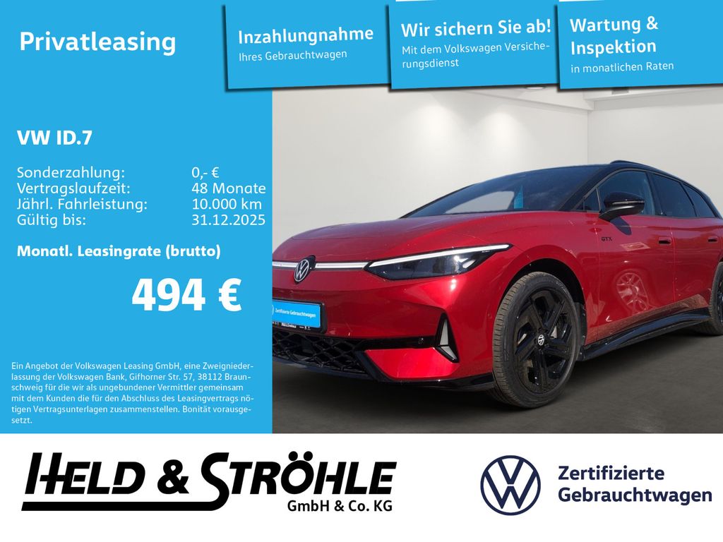 Volkswagen ID.7 Tourer GTX 4M AHK 360°KAM WÄPU IQ-LED HUD